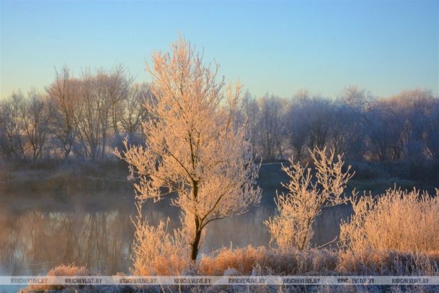 Первое дыхание зимы: чарующее утро в Кричеве
