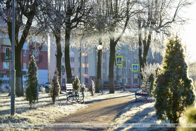 Первое дыхание зимы: чарующее утро в Кричеве