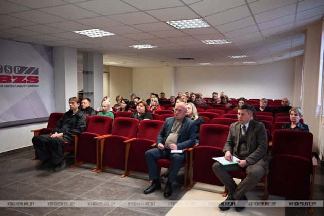 Начальник главного управления ЖКХ облисполкома провела в Кричеве ЕДИ