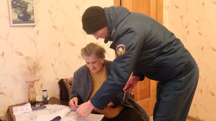 Кричевские  спасатели провели рейд для повышения пожарной безопасности