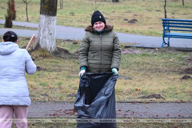 В Кричеве прошел последний в 2025 году субботник