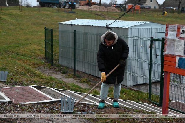 В Кричеве прошел последний в 2025 году субботник