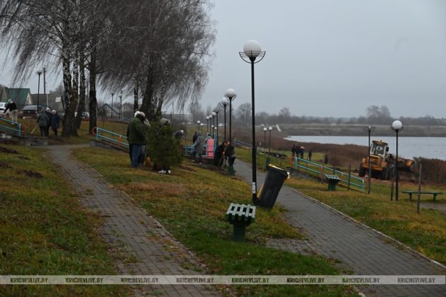 В Кричеве прошел последний в 2025 году субботник