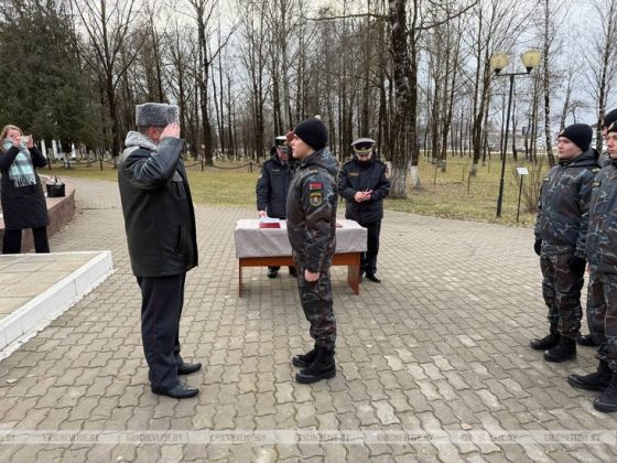 Юные кричевляне принесли торжественную клятву ВПК «Наследие»