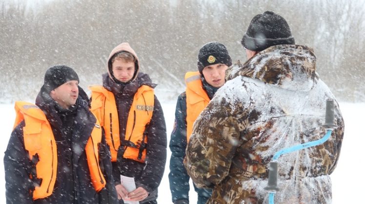 Профилактика на льду: акция "Зимний патруль" прошла в Кричеве