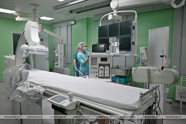 34 операции уже провели кричевские хирурги на ангиографическом оборудовании