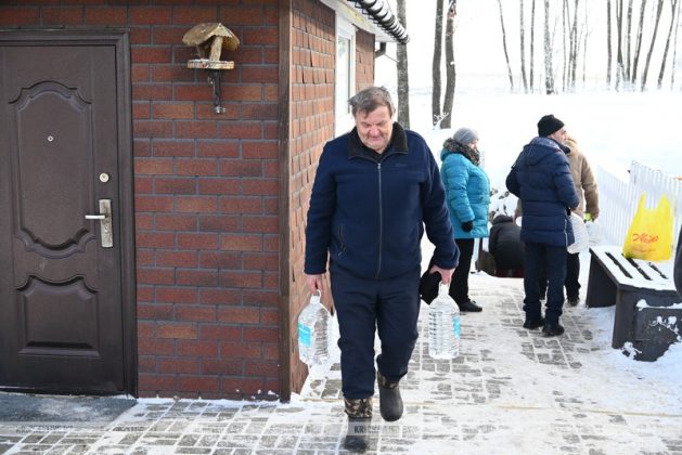Кричевляне отметили праздник Крещение Господне