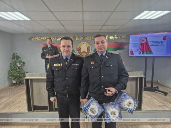 Подведение итогов состоялось в Кричевском отделе Департамента охраны МВД Республики Беларусь