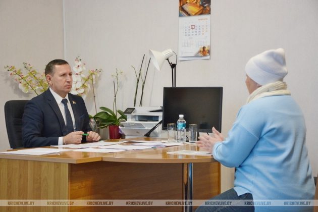 Председатель Кричевского райисполкома Алексей Шарай провел прием граждан