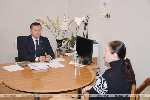 Председатель Кричевского райисполкома Алексей Шарай провел прием граждан