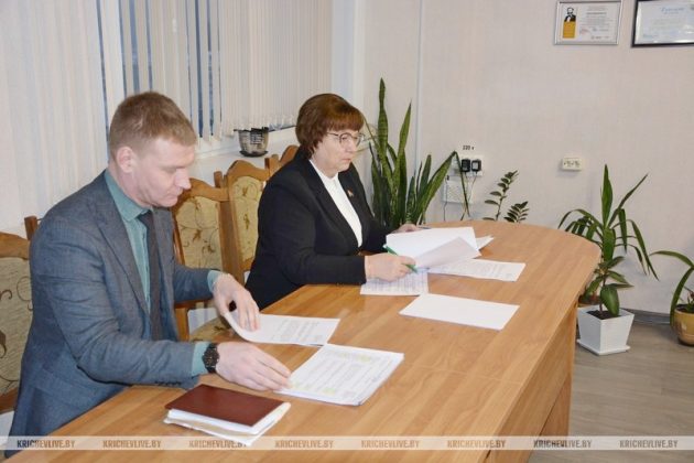 Председатель Кричевского райисполкома Алексей Шарай провел прием граждан