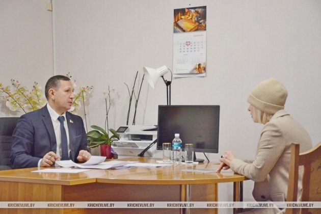 Председатель Кричевского райисполкома Алексей Шарай провел прием граждан