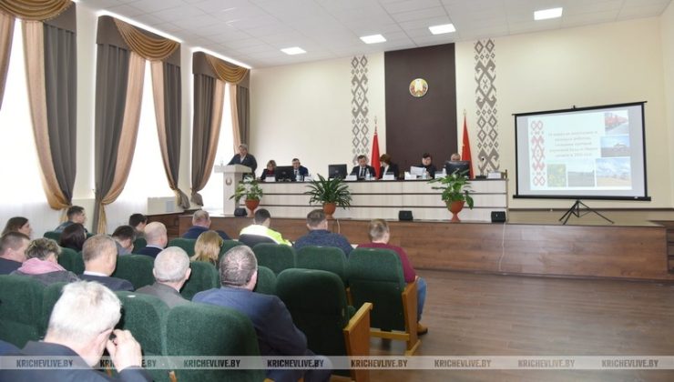 Кричевский райисполком утвердил меры по подготовке организаций к весенне-полевым работам