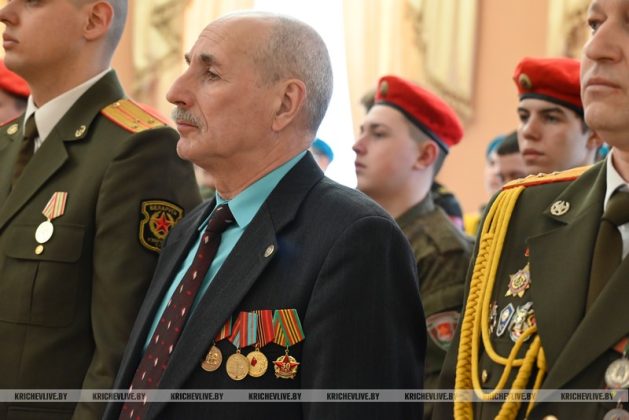 В Кричеве чествовали защитников Отечества