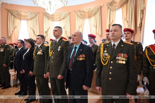 В Кричеве чествовали защитников Отечества