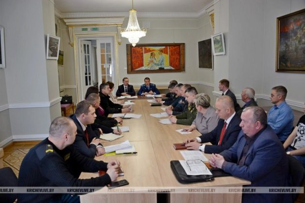 В Кричевском районе обсудили меры по обеспечению безопасности дорожного движения