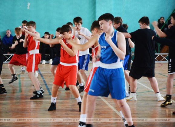 104 юных  боксера из  шести городов встретились на спарринге в Кричеве