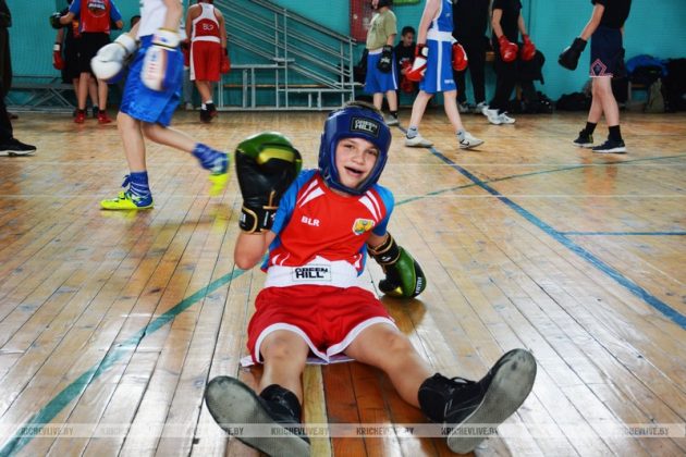 104 юных  боксера из  шести городов встретились на спарринге в Кричеве