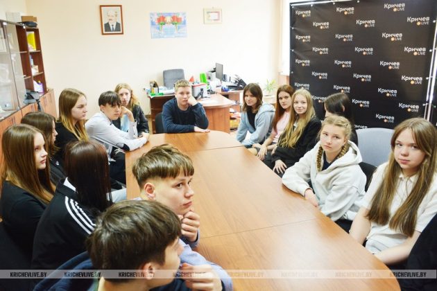 Пилотирование новостями: школьники побывали в редакции «Кричевской жизни»