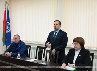 В рамках ЕДИ председатель райисполкома пообщался с коллективом Водоканала