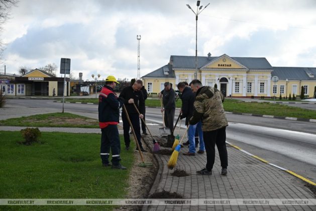 Кричевляне присоединились к республиканскому субботнику