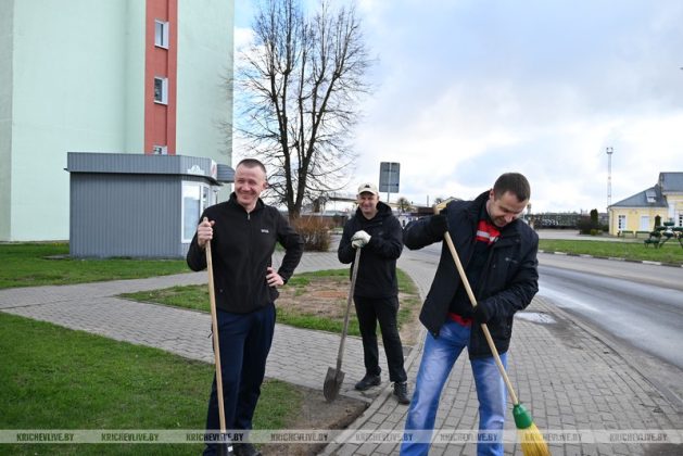 Кричевляне присоединились к республиканскому субботнику