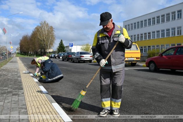 Кричевляне присоединились к республиканскому субботнику