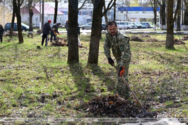 Кричевляне присоединились к республиканскому субботнику