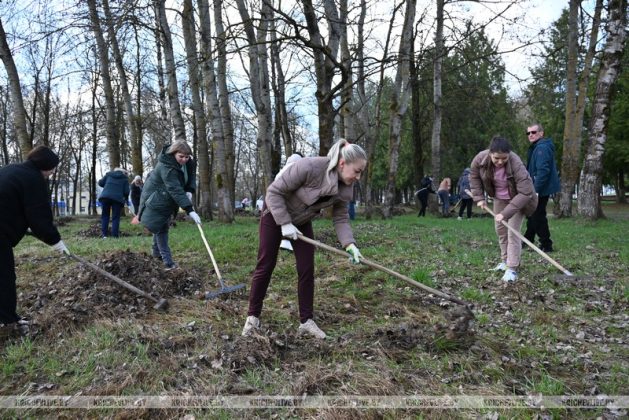 Кричевляне присоединились к республиканскому субботнику