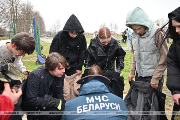 Зональный этап областного слета юных спасателей-пожарных прошел в Кричеве