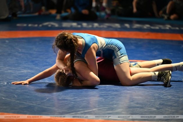 В Кричеве проходит международный турнир по вольной борьбе