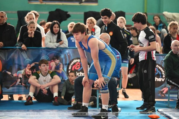 В Кричеве проходит международный турнир по вольной борьбе
