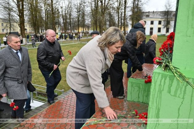 В Кричеве почтили память жертв нацистских концлагерей