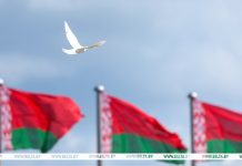 Лукашэнка: абраная народам трыяда дзяржаўных сімвалаў стала неад’емнай часткай нашай паўсядзённасці