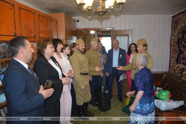 В Кричеве бывших малолетних узников концлагерей поздравили с Днем Победы