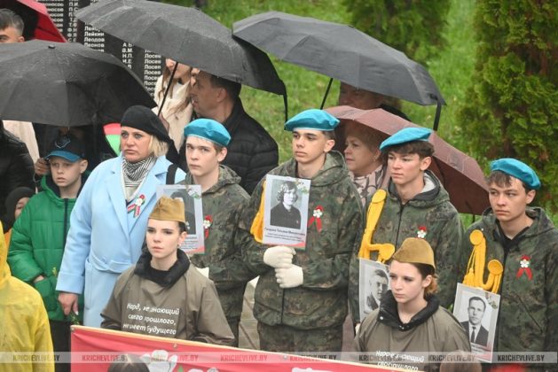 Митинг, посвященный Дню Победы, прошел В Кричеве