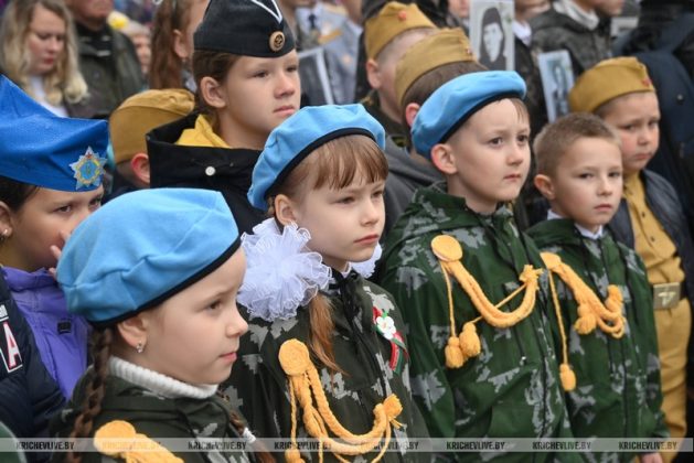 Митинг, посвященный Дню Победы, прошел В Кричеве