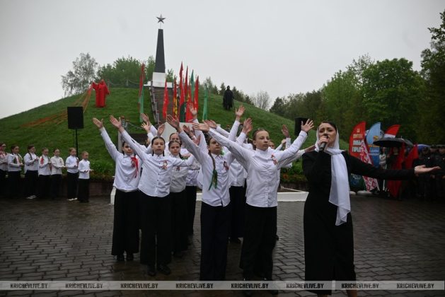 Митинг, посвященный Дню Победы, прошел В Кричеве