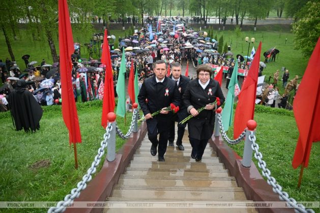 Митинг, посвященный Дню Победы, прошел В Кричеве
