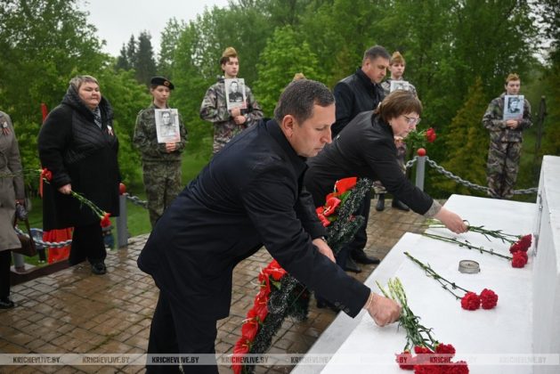 Митинг, посвященный Дню Победы, прошел В Кричеве