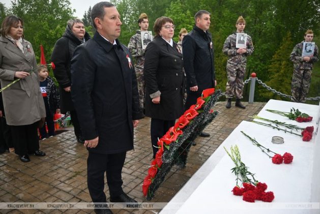 Митинг, посвященный Дню Победы, прошел В Кричеве