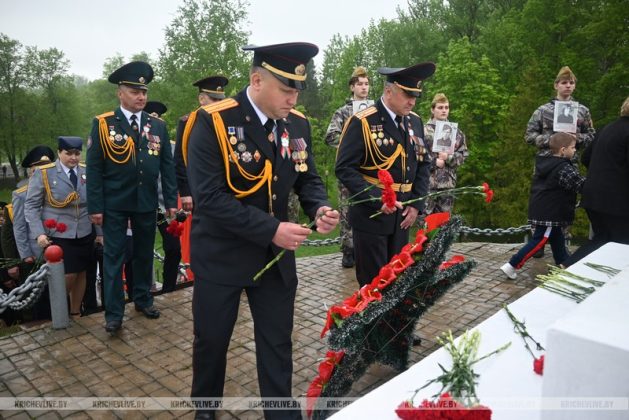 Митинг, посвященный Дню Победы, прошел В Кричеве