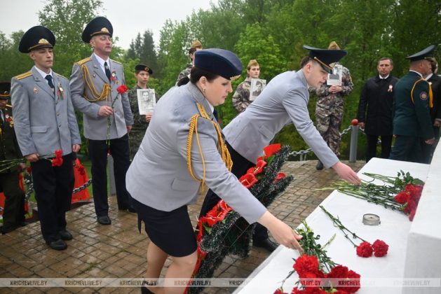 Митинг, посвященный Дню Победы, прошел В Кричеве