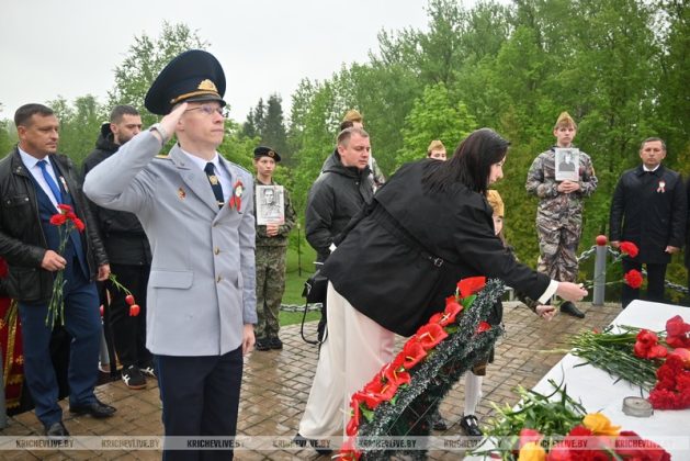 Митинг, посвященный Дню Победы, прошел В Кричеве