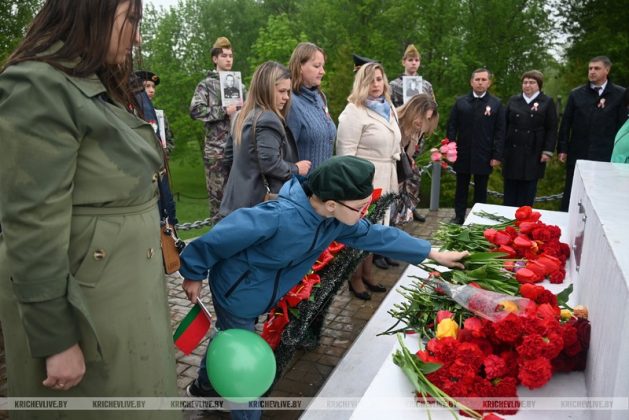 Митинг, посвященный Дню Победы, прошел В Кричеве