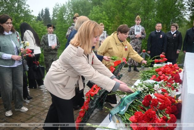 Митинг, посвященный Дню Победы, прошел В Кричеве
