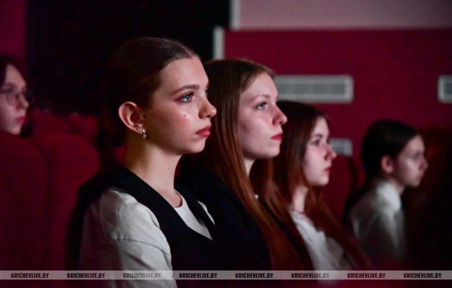 Документальный фильм о Государственном гимне Республики Беларусь показали в Кричеве