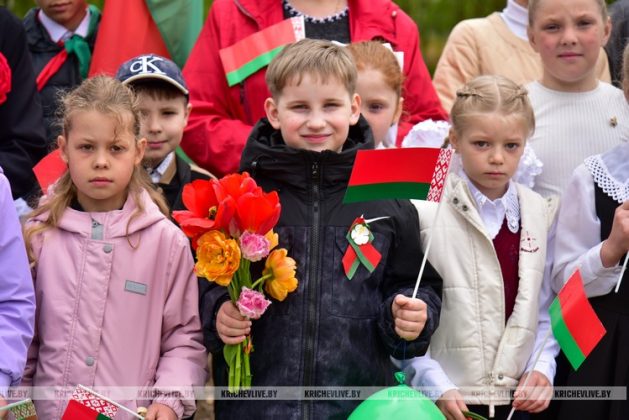 В Кричеве отметили День Государственного флага, Герба и Гимна Республики Беларусь