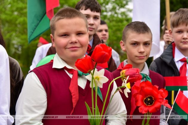 В Кричеве отметили День Государственного флага, Герба и Гимна Республики Беларусь