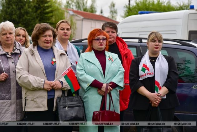 В Кричеве отметили День Государственного флага, Герба и Гимна Республики Беларусь